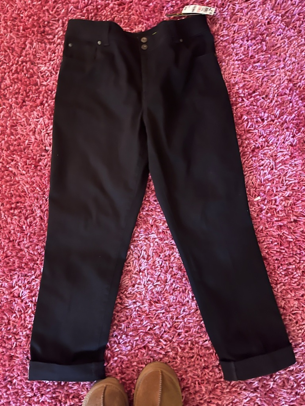 INC International Concepts Black Ankle Crop Jeans